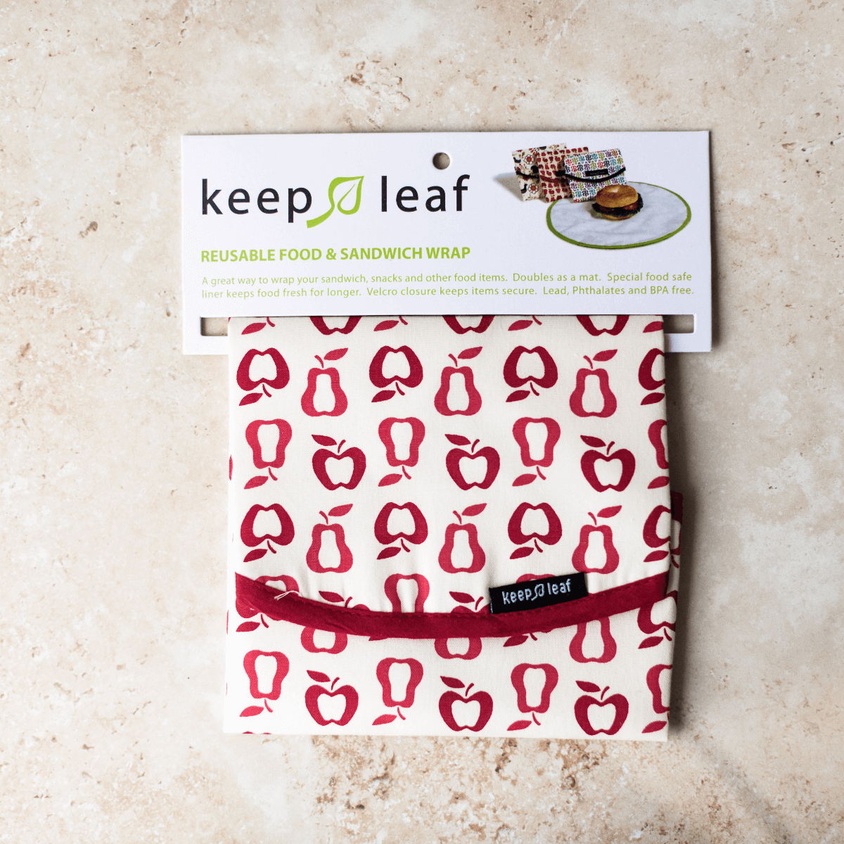 Keep Leaf Sandwich/Food Wrap - New Fruit - Life Before Plastik